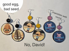 Load image into Gallery viewer, Read Across America - children's book earrings