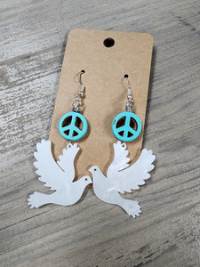 Acrylic peace dove