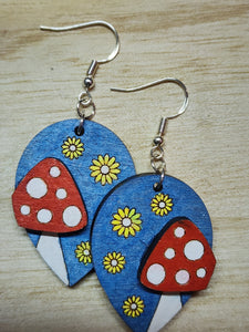 Layered mushroom dangle
