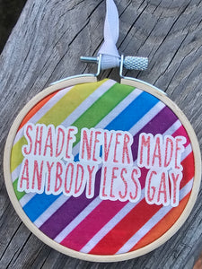 Swiftie ornament, shade never made anybody less gay