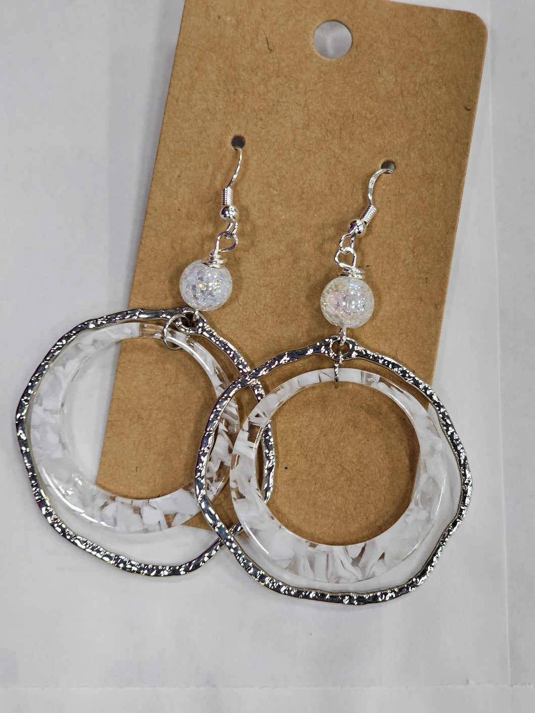 Silver and tortoise nesting hoop