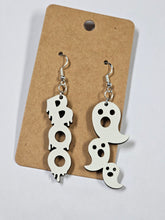 Load image into Gallery viewer, Various glow in the dark Halloween earrings.
