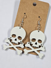 Load image into Gallery viewer, Various glow in the dark Halloween earrings.
