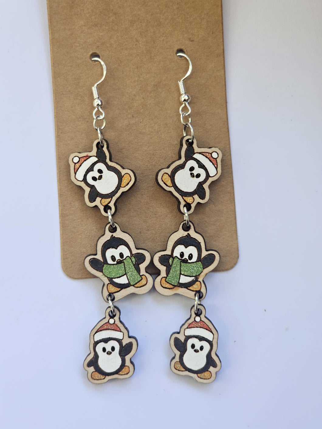 Penguin winter trio