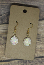 Load image into Gallery viewer, Faux opal in stone setting
