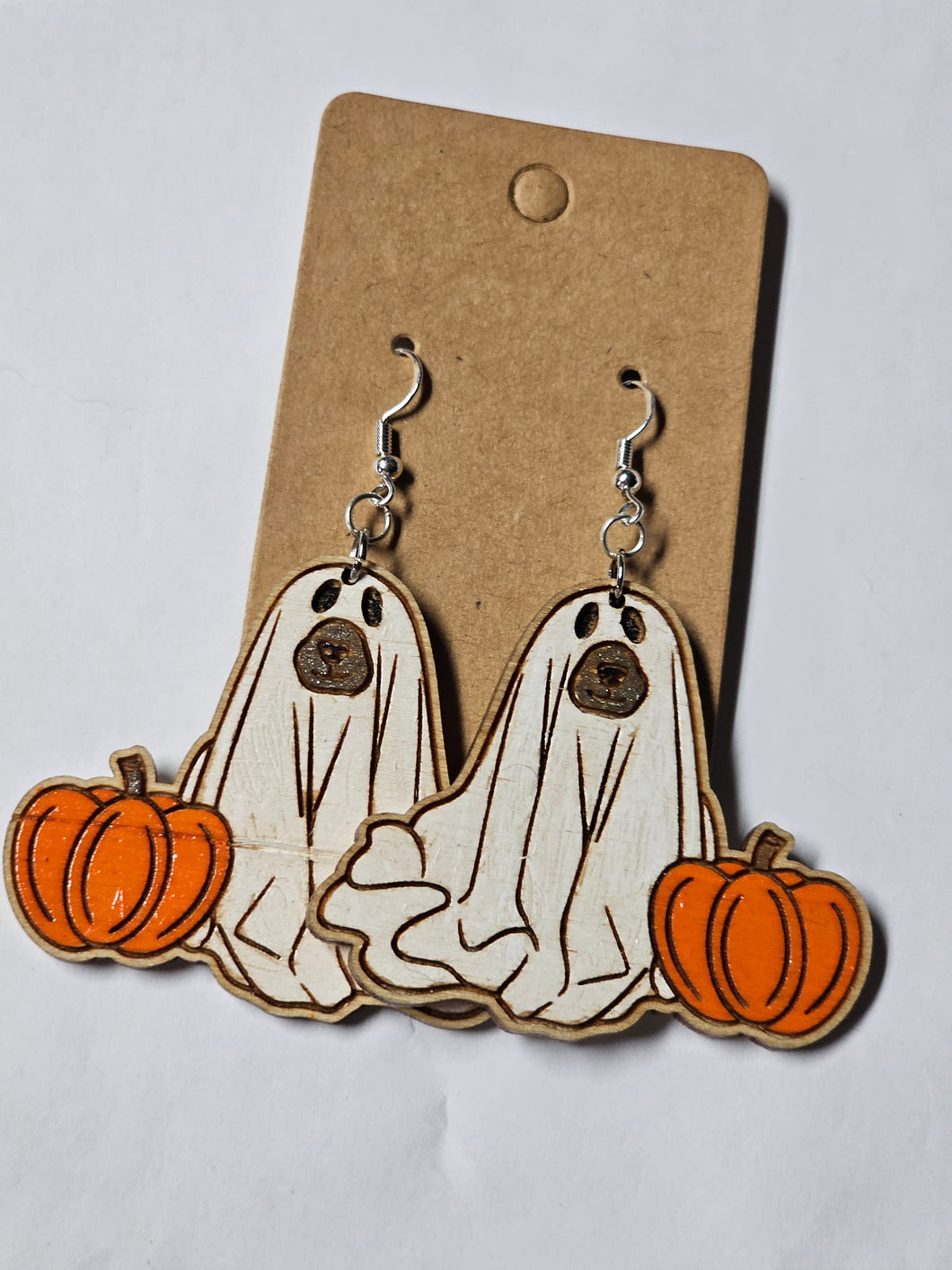 Ghost dog with pumpkin (read description)
