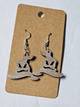 Load image into Gallery viewer, HP painted wood dangles
