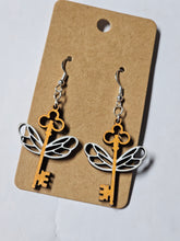 Load image into Gallery viewer, HP painted wood dangles
