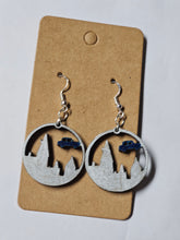 Load image into Gallery viewer, HP painted wood dangles
