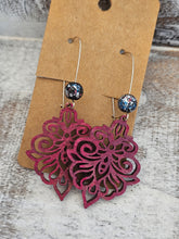 Load image into Gallery viewer, Lace filigree painted wood
