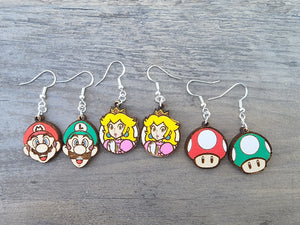 Mario earrings